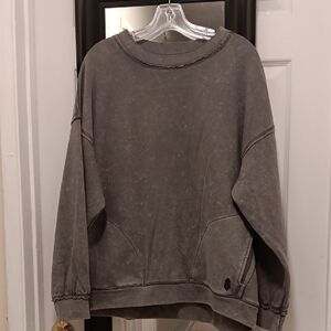 Free People Grey Sweatshirta Size M